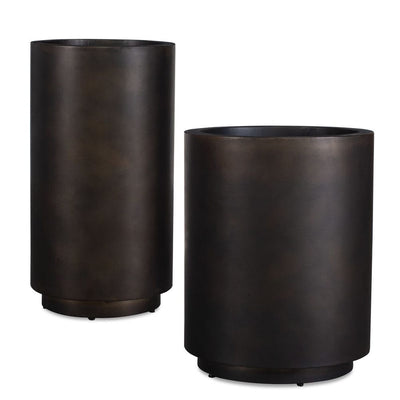 Volcan Outdoor Planters, S/2 - Uttermost - Planter by Modest Hut
