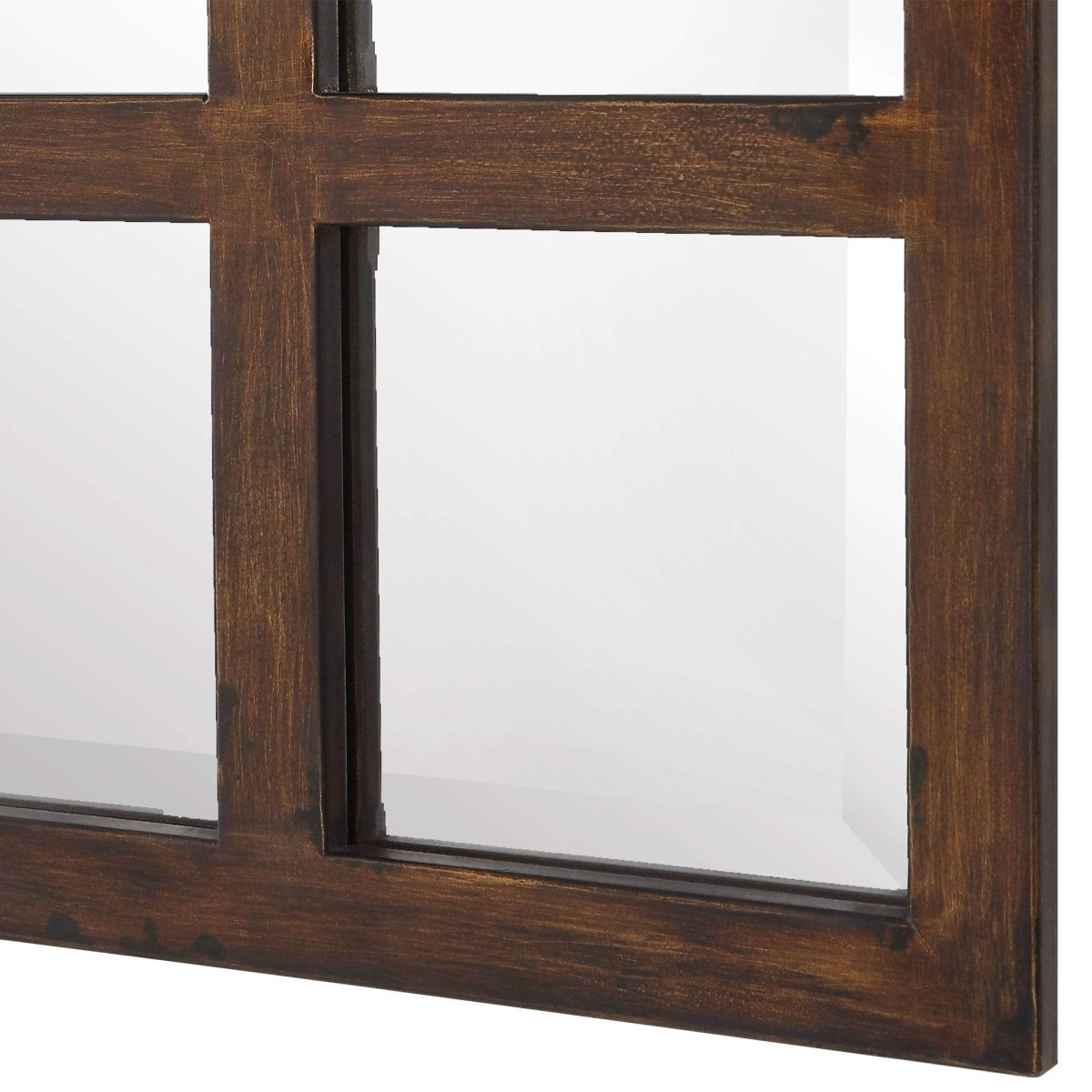 Adelio Rectangular Iron Mirror - Uttermost - Rectangular Mirrors by Modest Hut