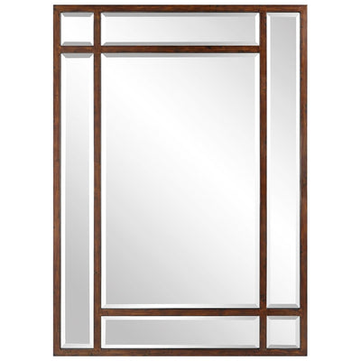 Adelio Rectangular Iron Mirror - Uttermost - Rectangular Mirrors by Modest Hut