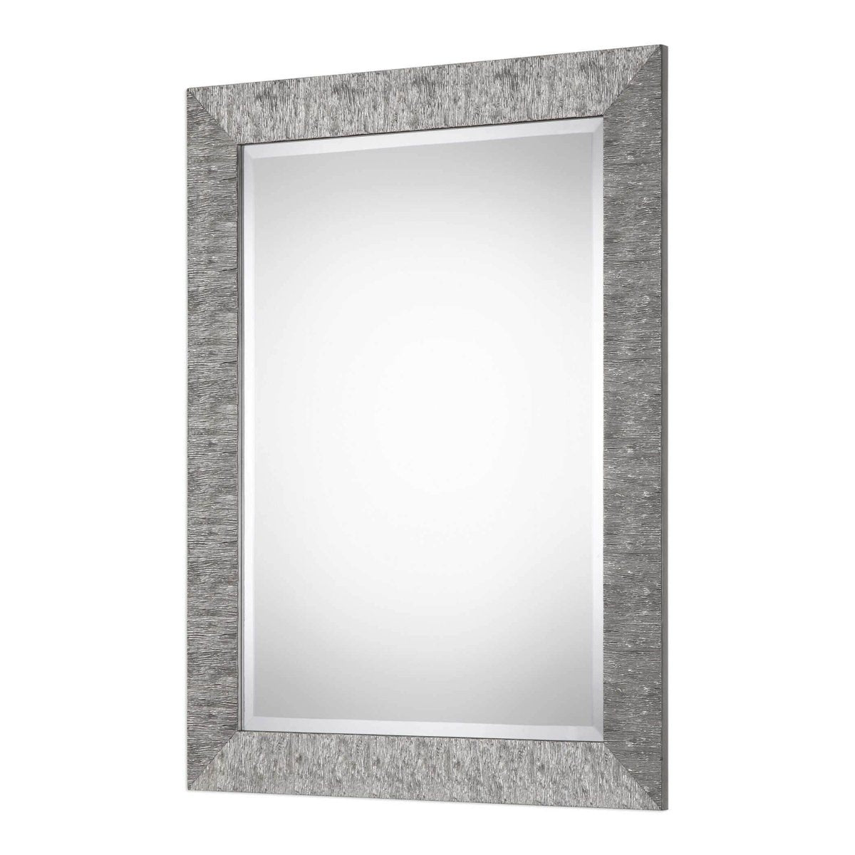 Argenti textured mirror - Uttermost - Rectangular Mirrors by Modest Hut