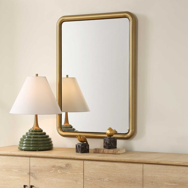 Atkinson Modern Brass Mirror - Other Mirrors