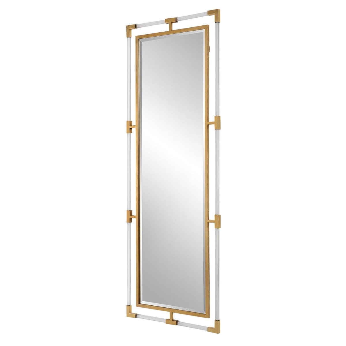 Balkan Gold Tall Mirror - Uttermost - Rectangular Mirrors by Modest Hut