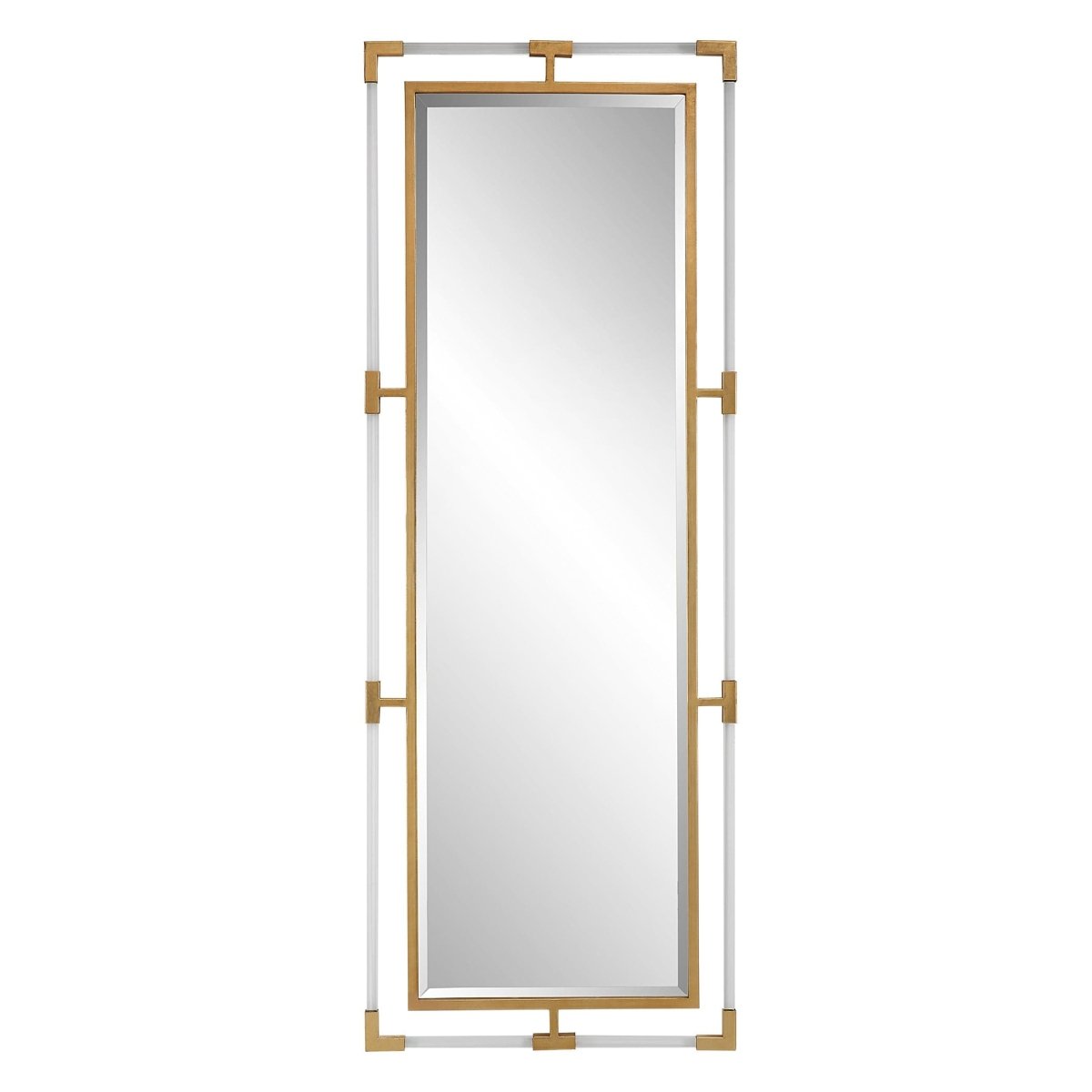 Balkan Gold Tall Mirror - Uttermost - Rectangular Mirrors by Modest Hut