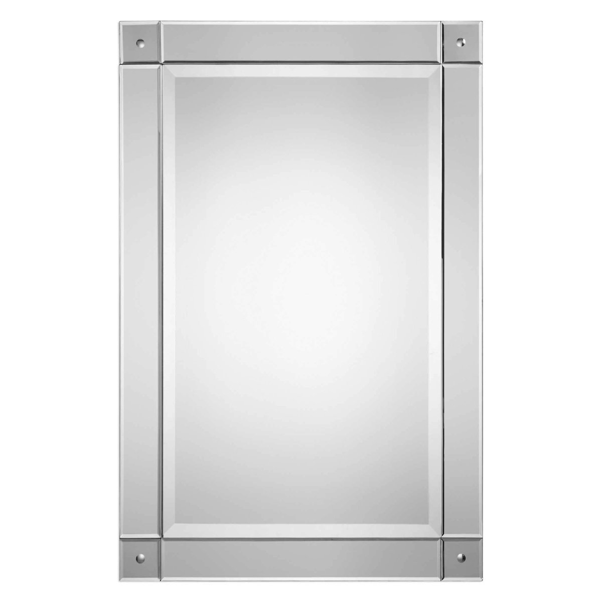 Beveled Convex Mirror - Uttermost - Rectangular Mirrors by Modest Hut