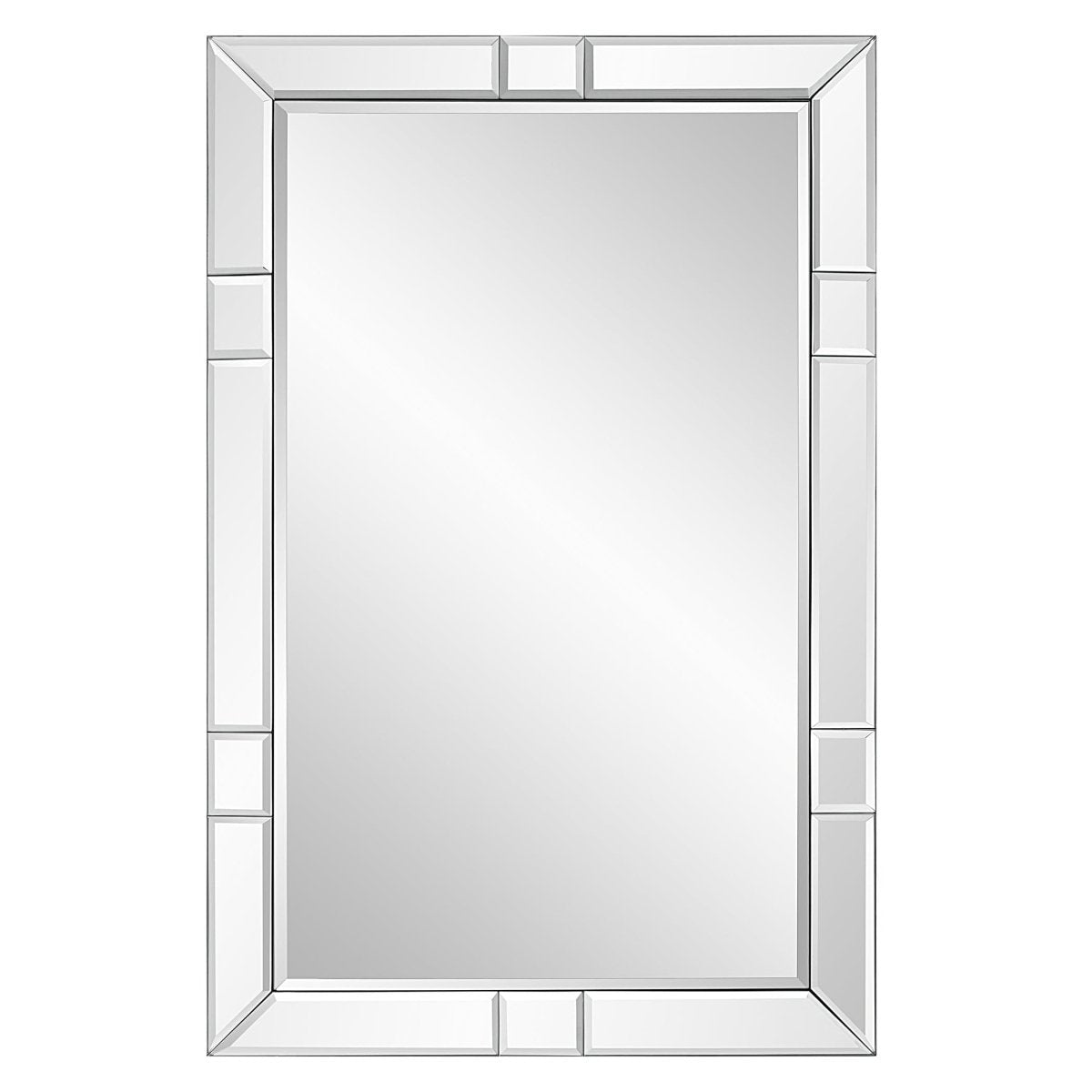 Beveled Rectangular Paneled Mirror - Uttermost - Rectangular Mirrors by Modest Hut