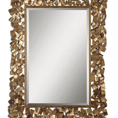 Capulin Antique Gold Mirror - Uttermost - Rectangular Mirrors by Modest Hut