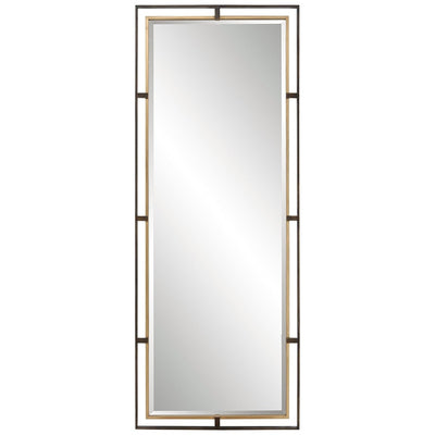 Carrizo Tall Bronze & Gold Mirror - Uttermost - Rectangular Mirrors by Modest Hut