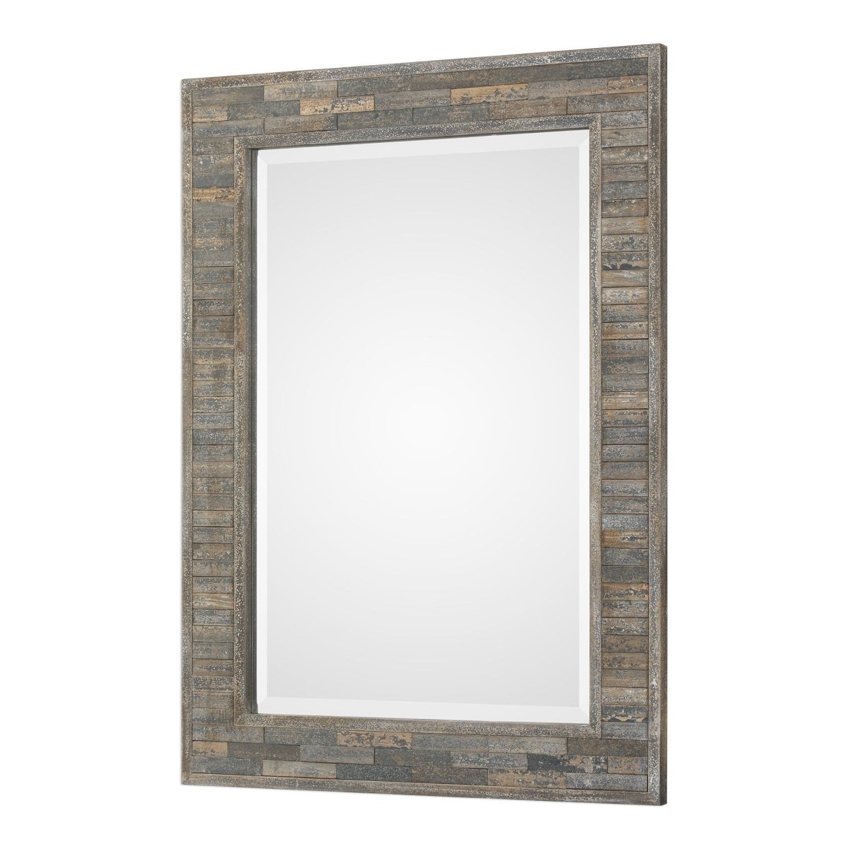 Charcoal Blue Mirror - Uttermost - Rectangular Mirrors by Modest Hut