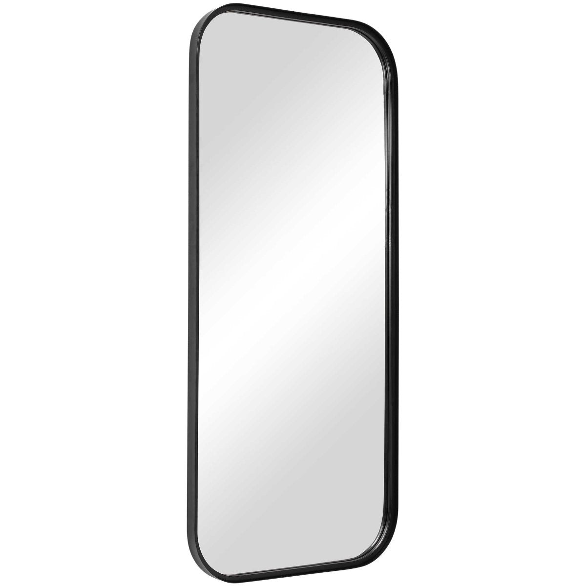 Concord Black Tall Mirror - Uttermost - Rectangular Mirrors by Modest Hut