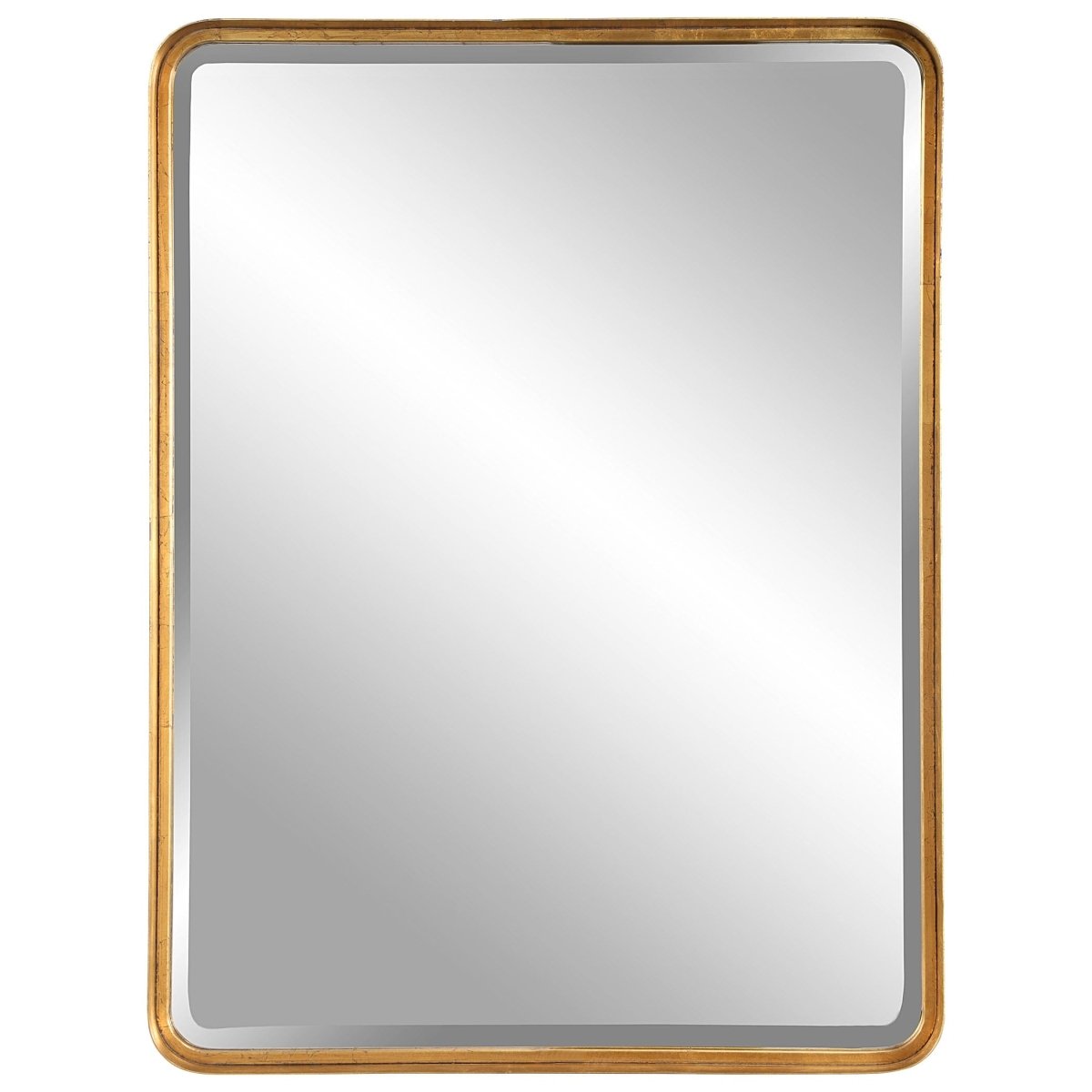 Crofton Gold Large Mirror - Uttermost - Rectangular Mirrors by Modest Hut