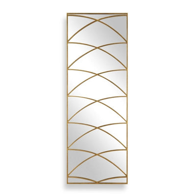 Crossed Up Gold Full Length Mirror - Other Mirrors
