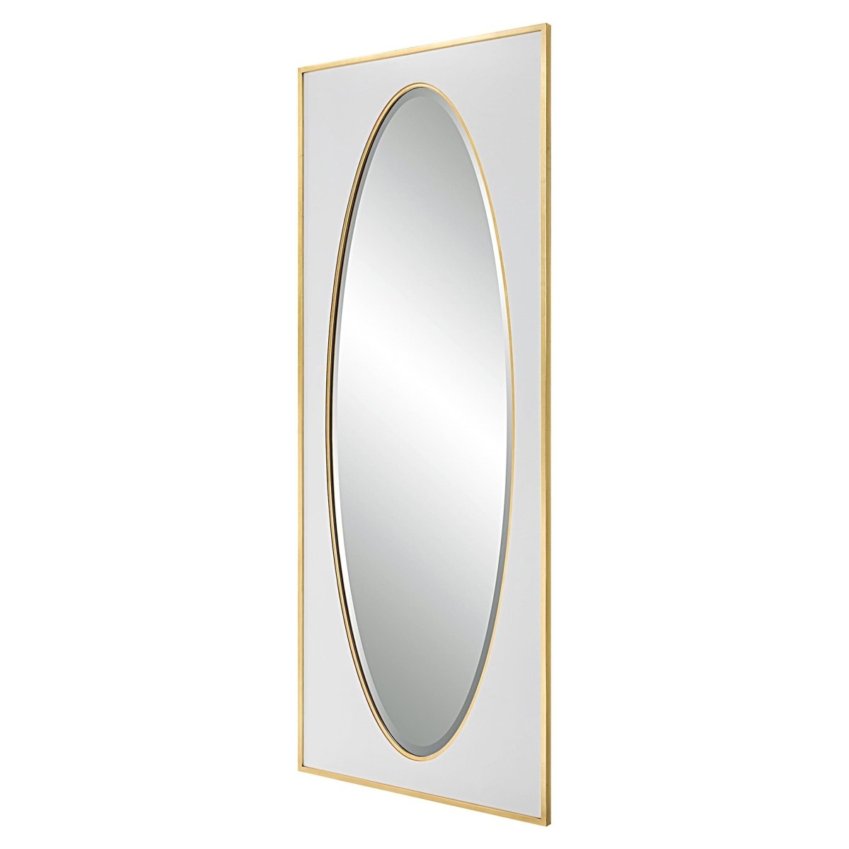Danbury White Mirror - Uttermost - Rectangular Mirrors by Modest Hut