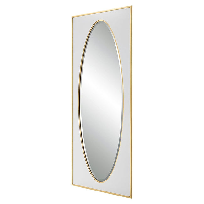Danbury White Mirror - Uttermost - Rectangular Mirrors by Modest Hut