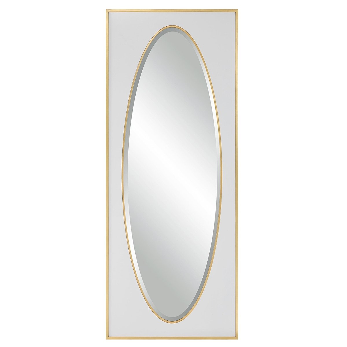 Danbury White Mirror - Uttermost - Rectangular Mirrors by Modest Hut