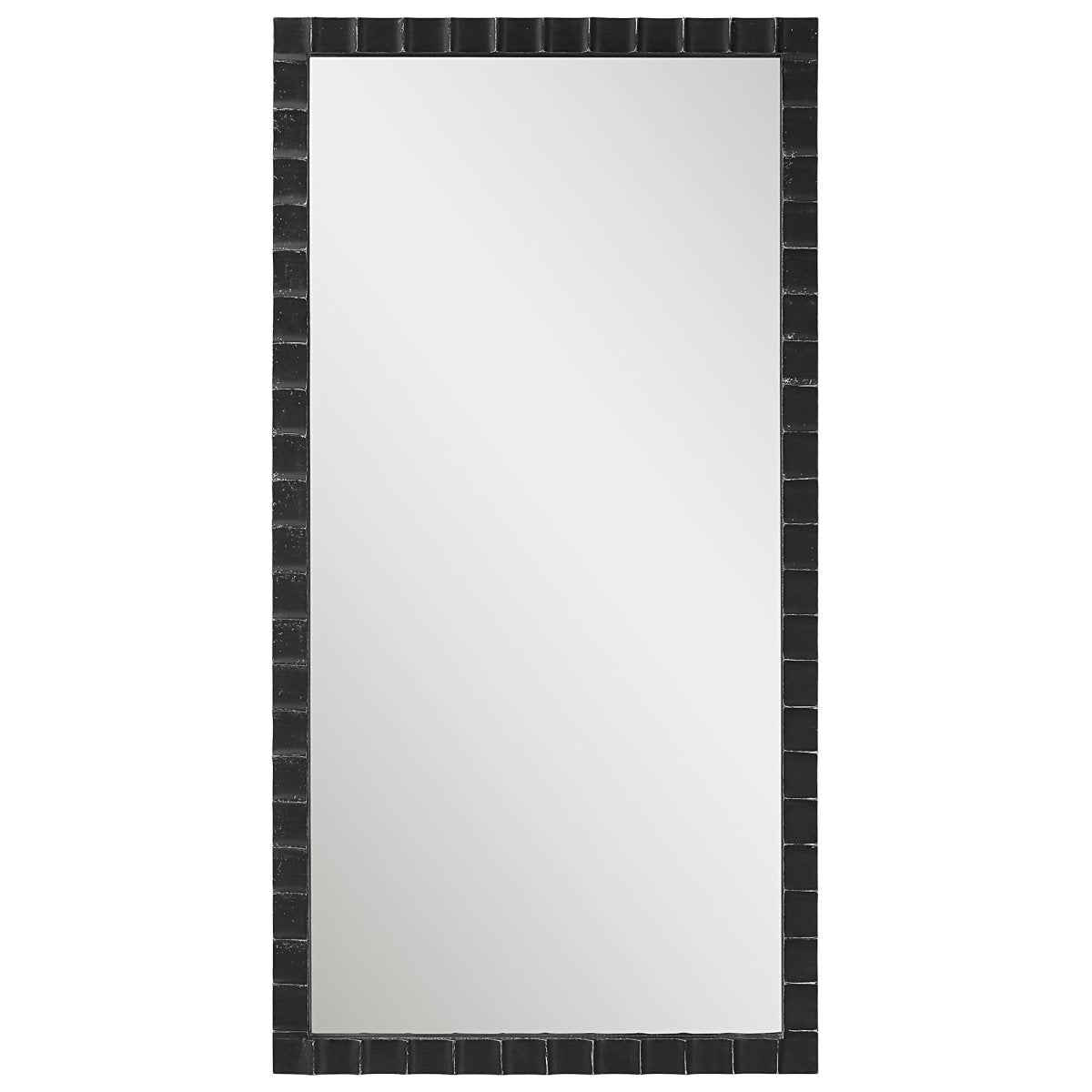 Dandridge Black Industrial Mirror - Uttermost - Rectangular Mirrors by Modest Hut