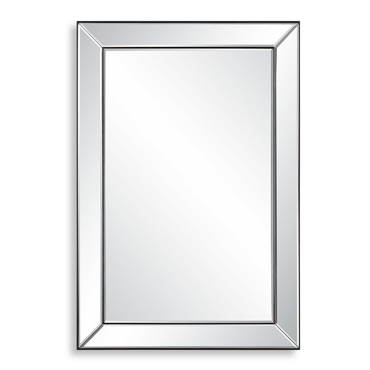 Dark Bronze Rectangular Mirror with Thin Inner Edge - Uttermost - Rectangular Mirrors by Modest Hut