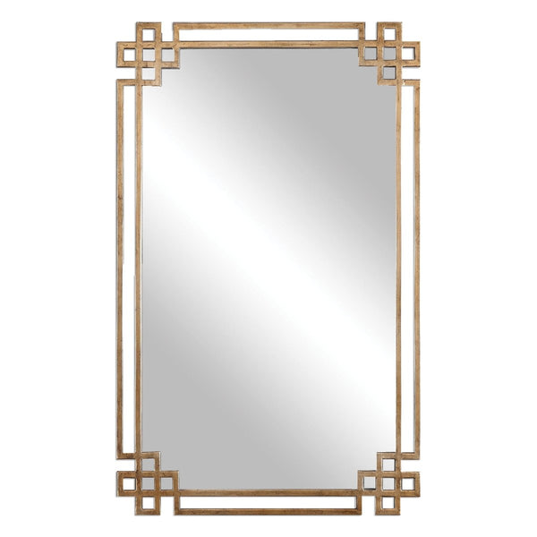 Devoll Antique Gold Mirror - Uttermost - Rectangular Mirrors by Modest Hut