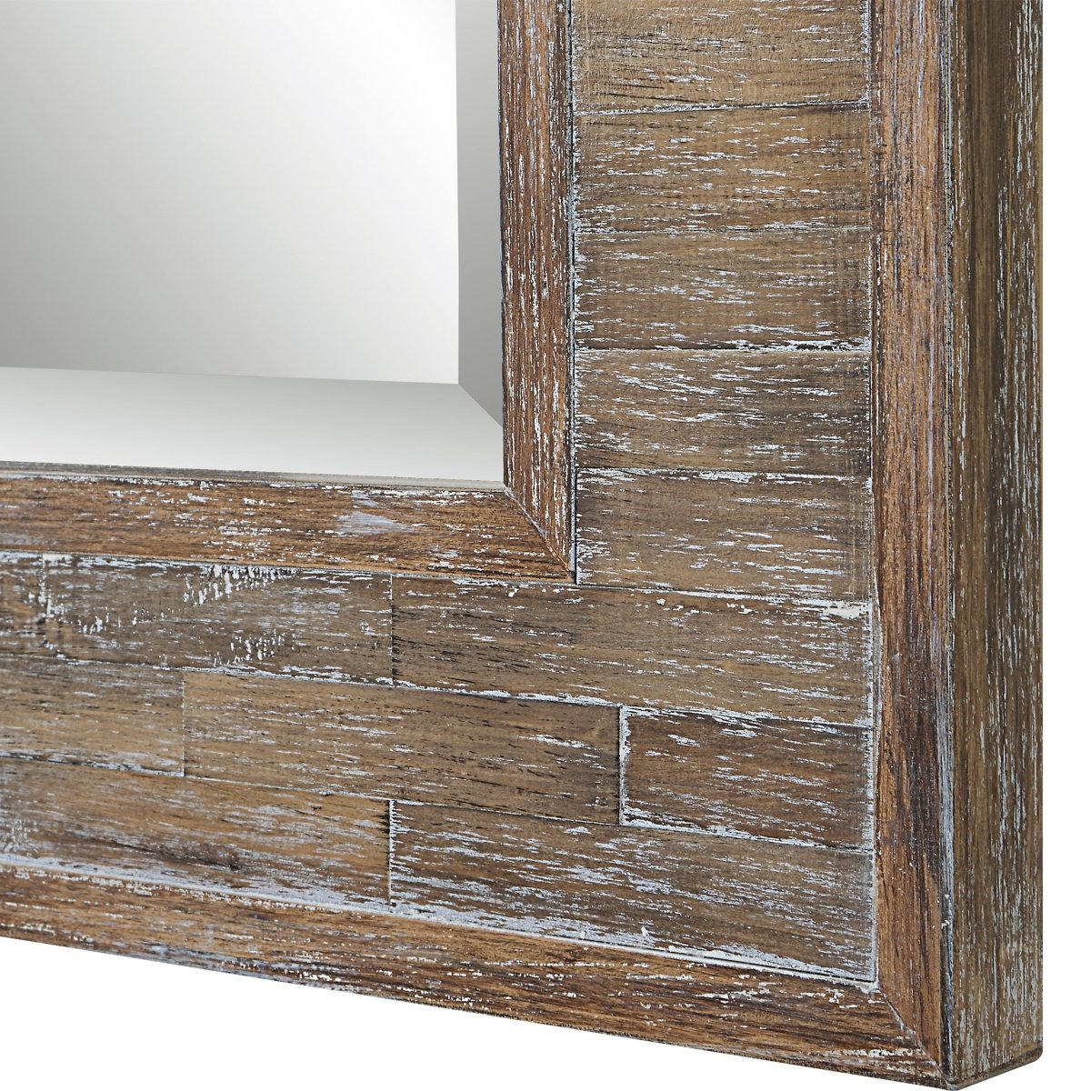 Distressed Weathered Pine Full Length Mirror - Uttermost - Rectangular Mirrors by Modest Hut