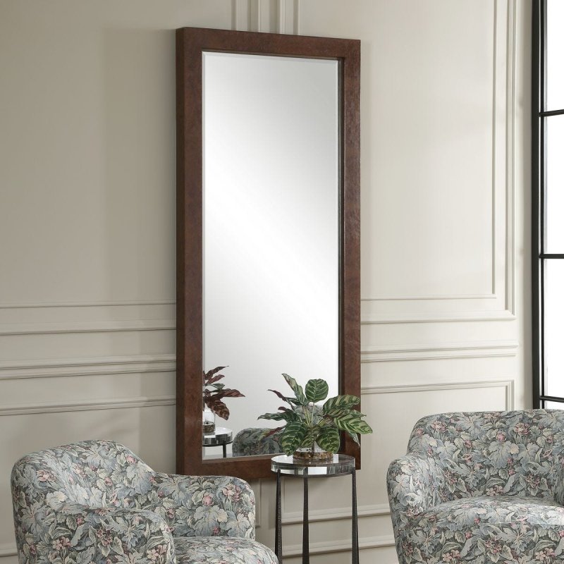 Side view of the Durant Tall Mirror by Uttermost