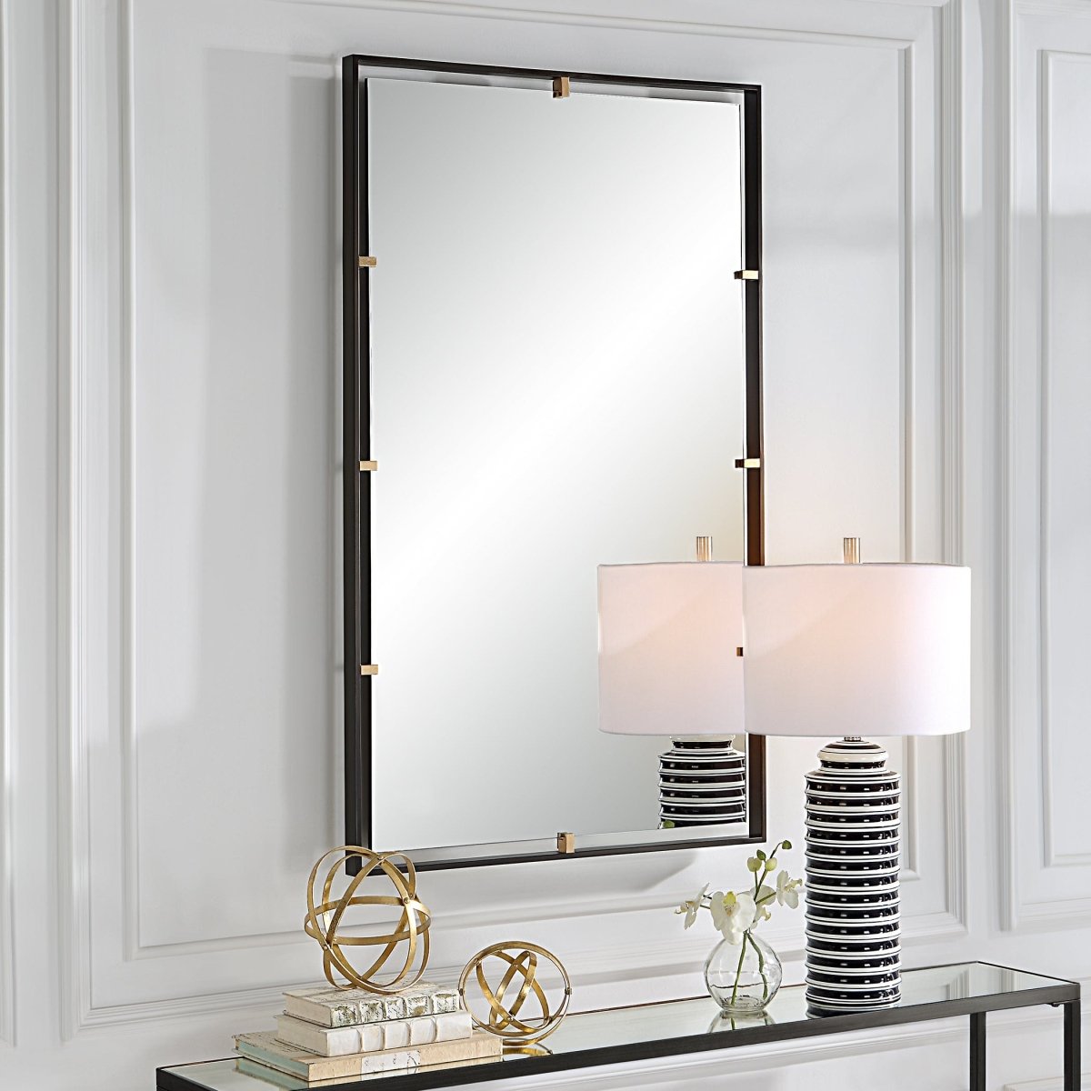 Egon Rectangular Bronze Mirror - Uttermost - Rectangular Mirrors by Modest Hut