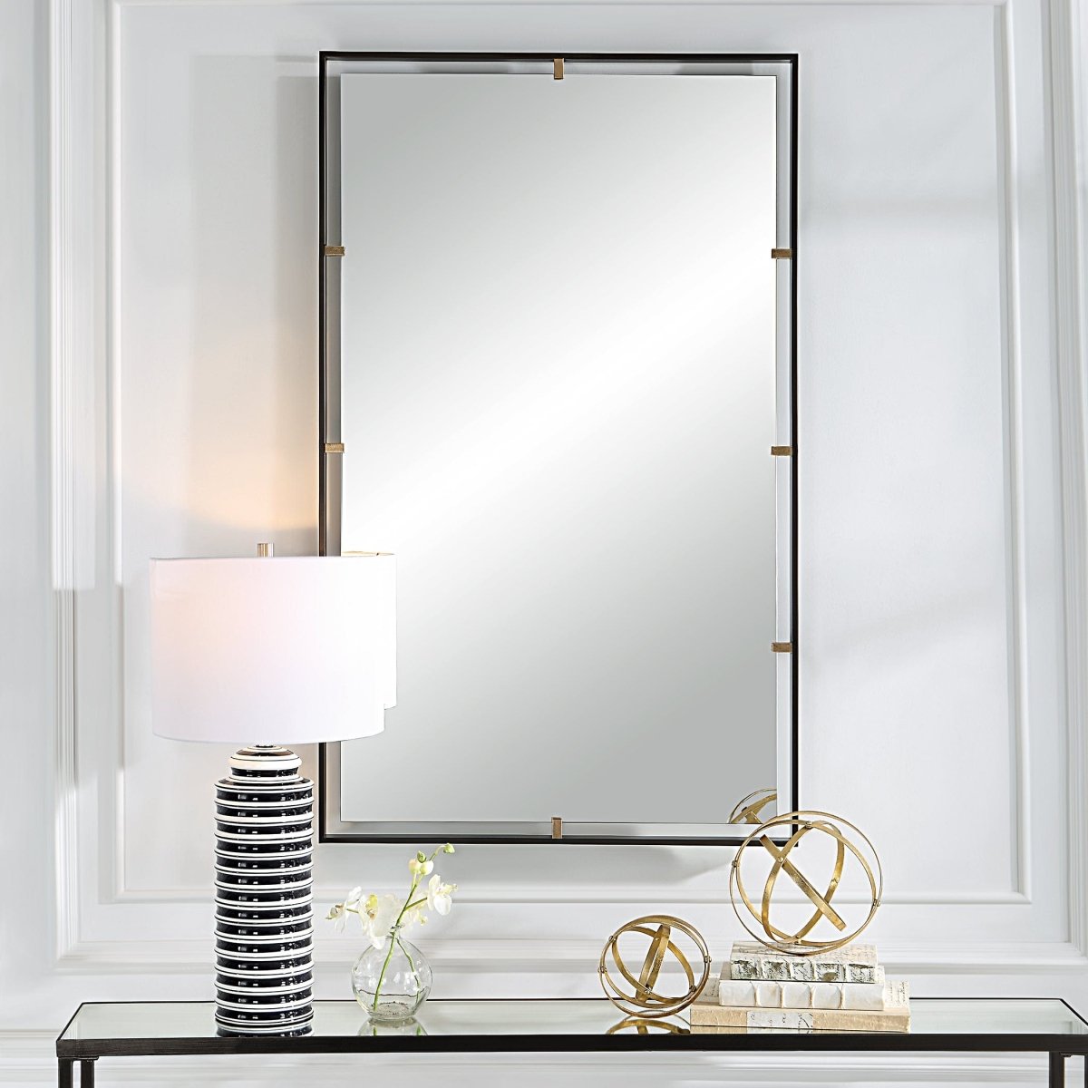 Egon Rectangular Bronze Mirror - Uttermost - Rectangular Mirrors by Modest Hut