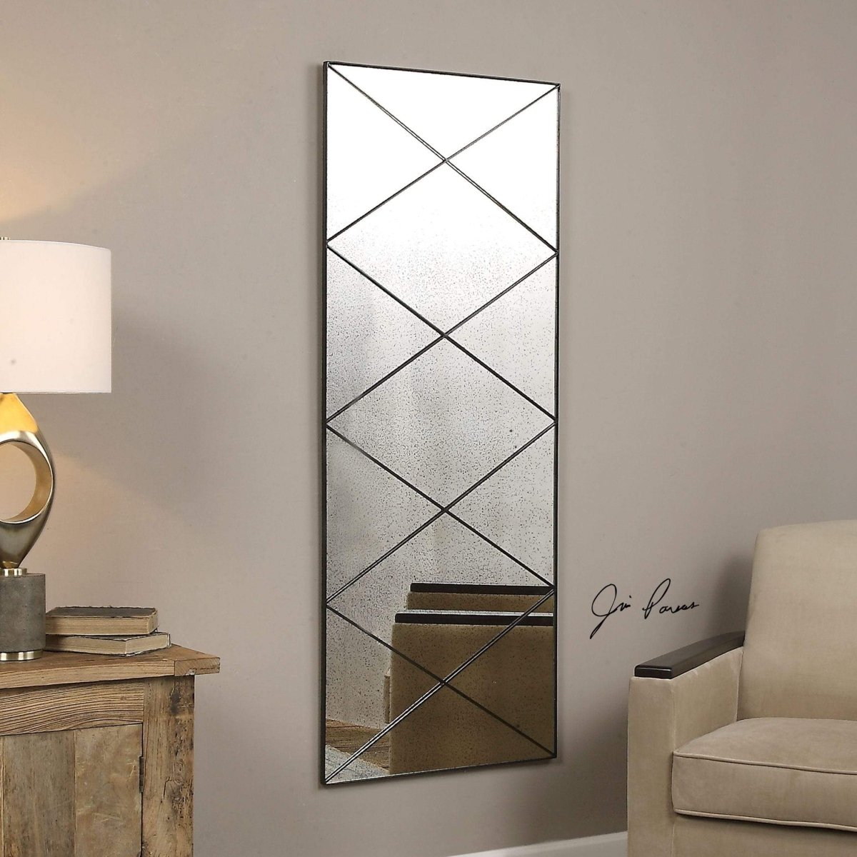 Emporia Antiqued Mirror - Uttermost - Rectangular Mirrors by Modest Hut