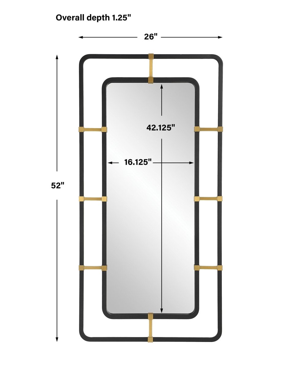 Escapade Industrial Mirror - Uttermost - Rectangular Mirrors by Modest Hut