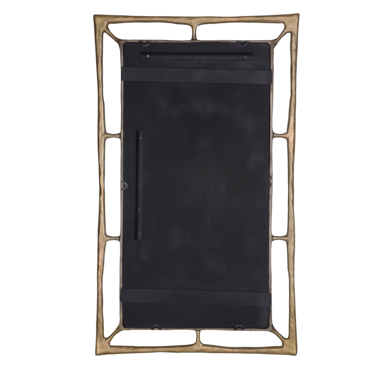 Felix Brass Rectangle Mirror - Uttermost - Rectangular Mirrors by Modest Hut