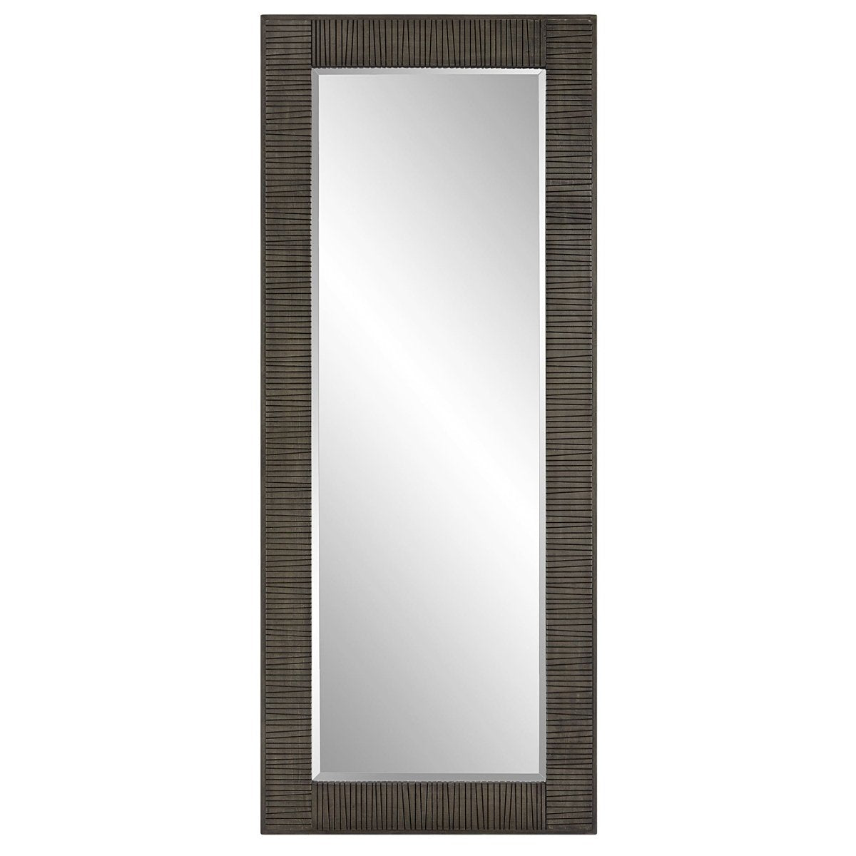 Figaro Oversized Wooden Mirror - Uttermost - Rectangular Mirrors by Modest Hut