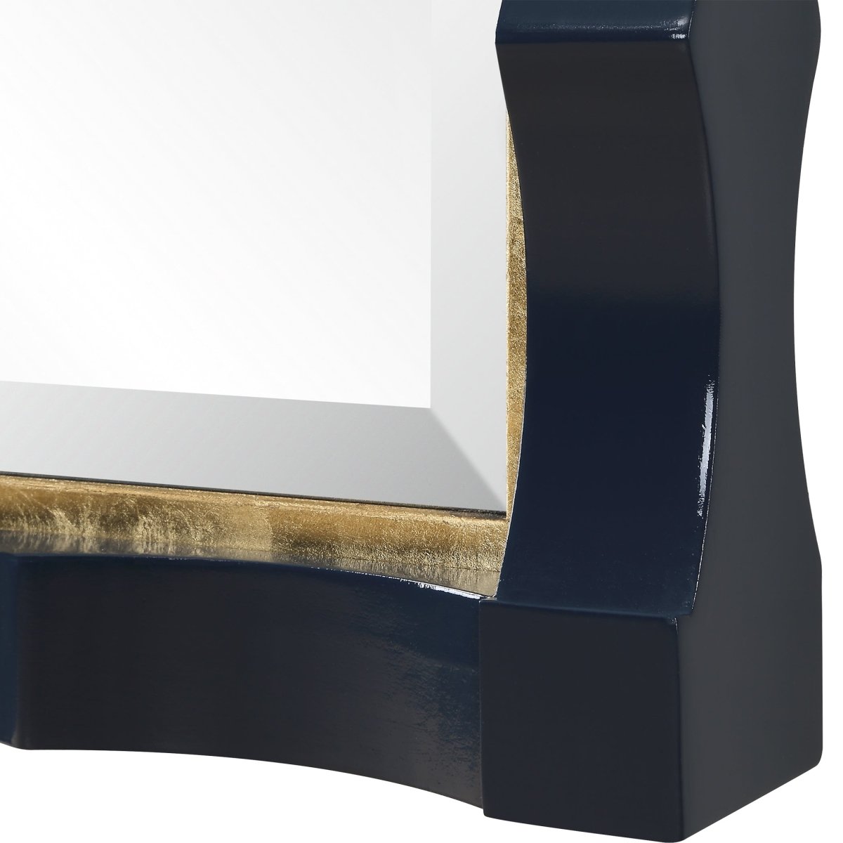 Gulf Navy Blue Mirror - Uttermost - Rectangular Mirrors by Modest Hut