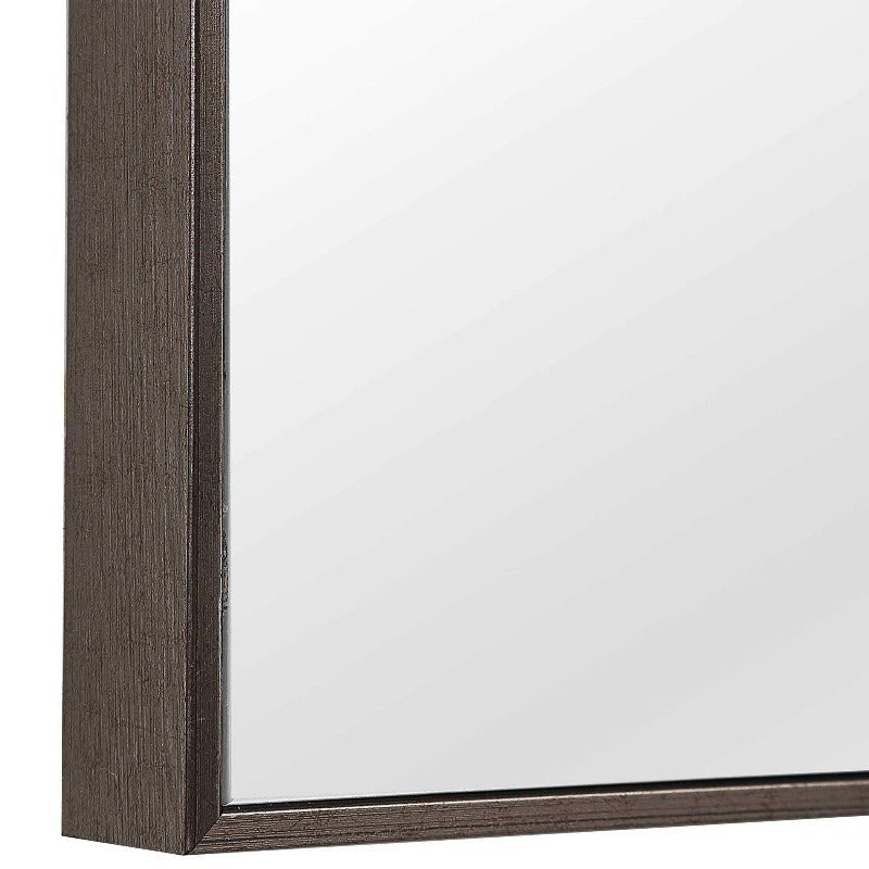 Gunmetal Thin Frame Mirror - Uttermost - Rectangular Mirrors by Modest Hut