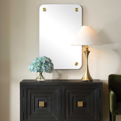 Hamrick Frameless Mirror - Uttermost - Rectangular Mirrors by Modest Hut