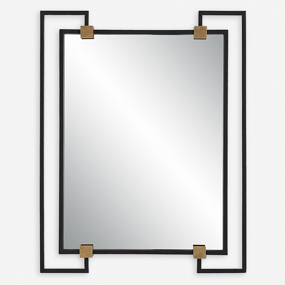 Ivey Rectangle Industrial Mirror - Uttermost - Rectangular Mirrors by Modest Hut