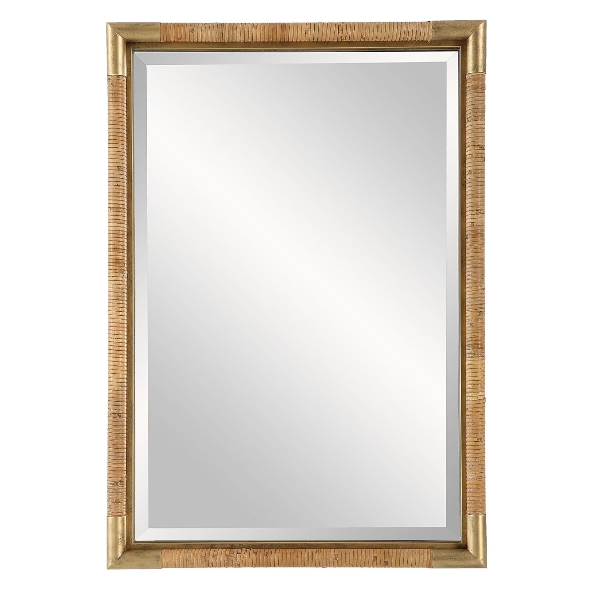 Kampar Vanity Mirror - Uttermost - Rectangular Mirrors by Modest Hut