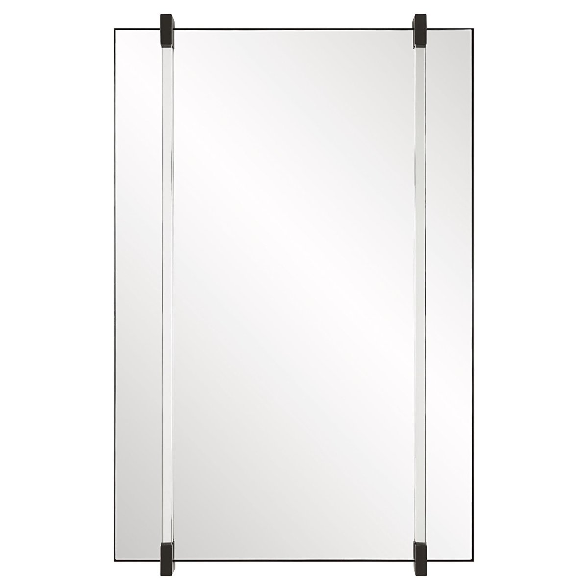 Ladonna Rods Mirror - Uttermost - Rectangular Mirrors by Modest Hut