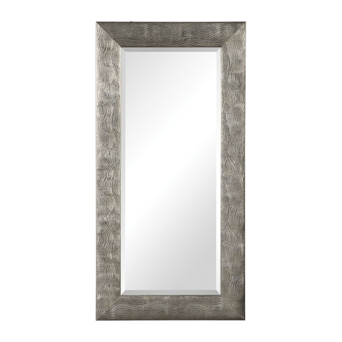 Maeona Metallic Silver Mirror - Uttermost - Rectangular Mirrors by Modest Hut