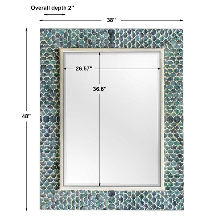 Makaria Mirror - Uttermost - Rectangular Mirrors by Modest Hut