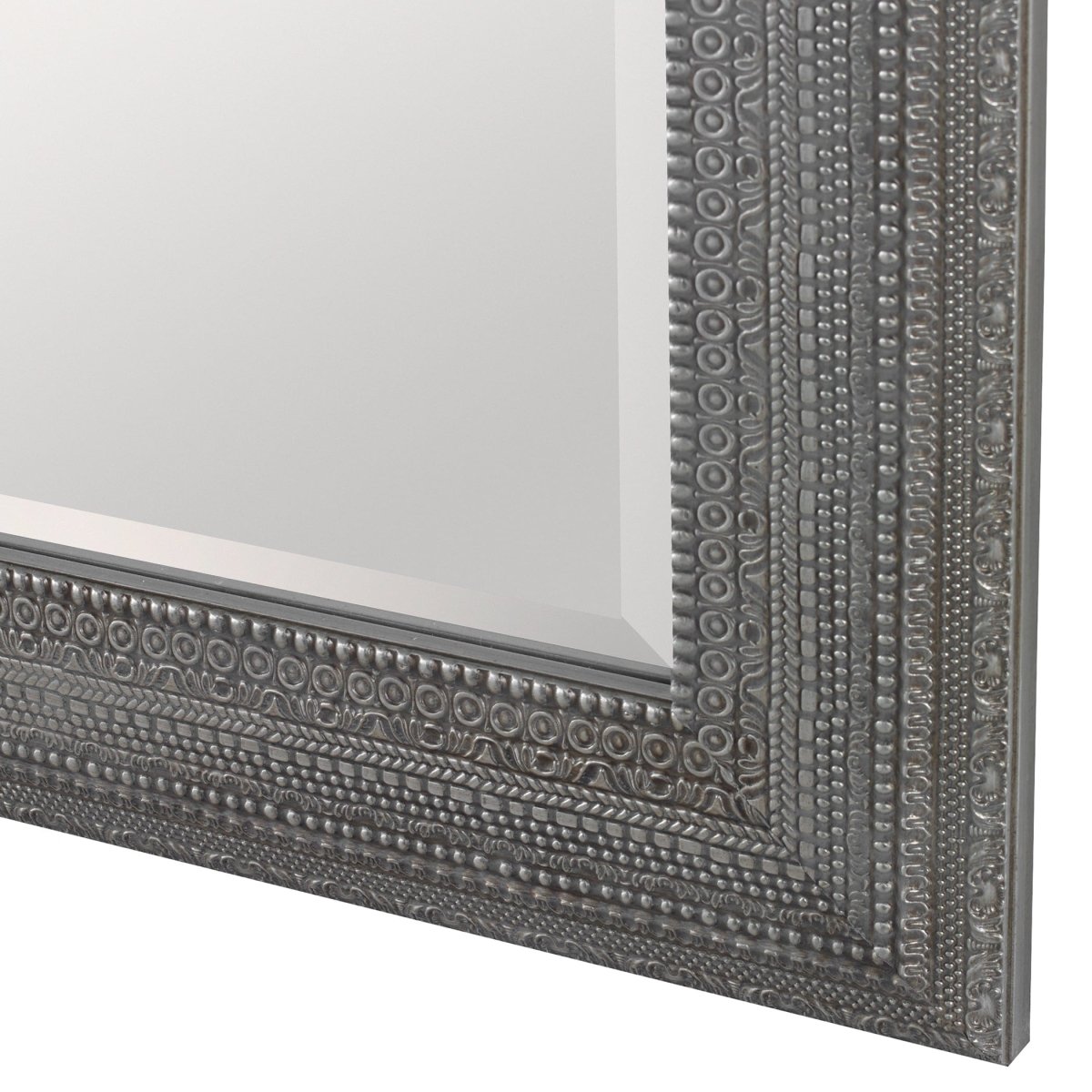 Malika Antique Silver Mirror - Uttermost - Rectangular Mirrors by Modest Hut