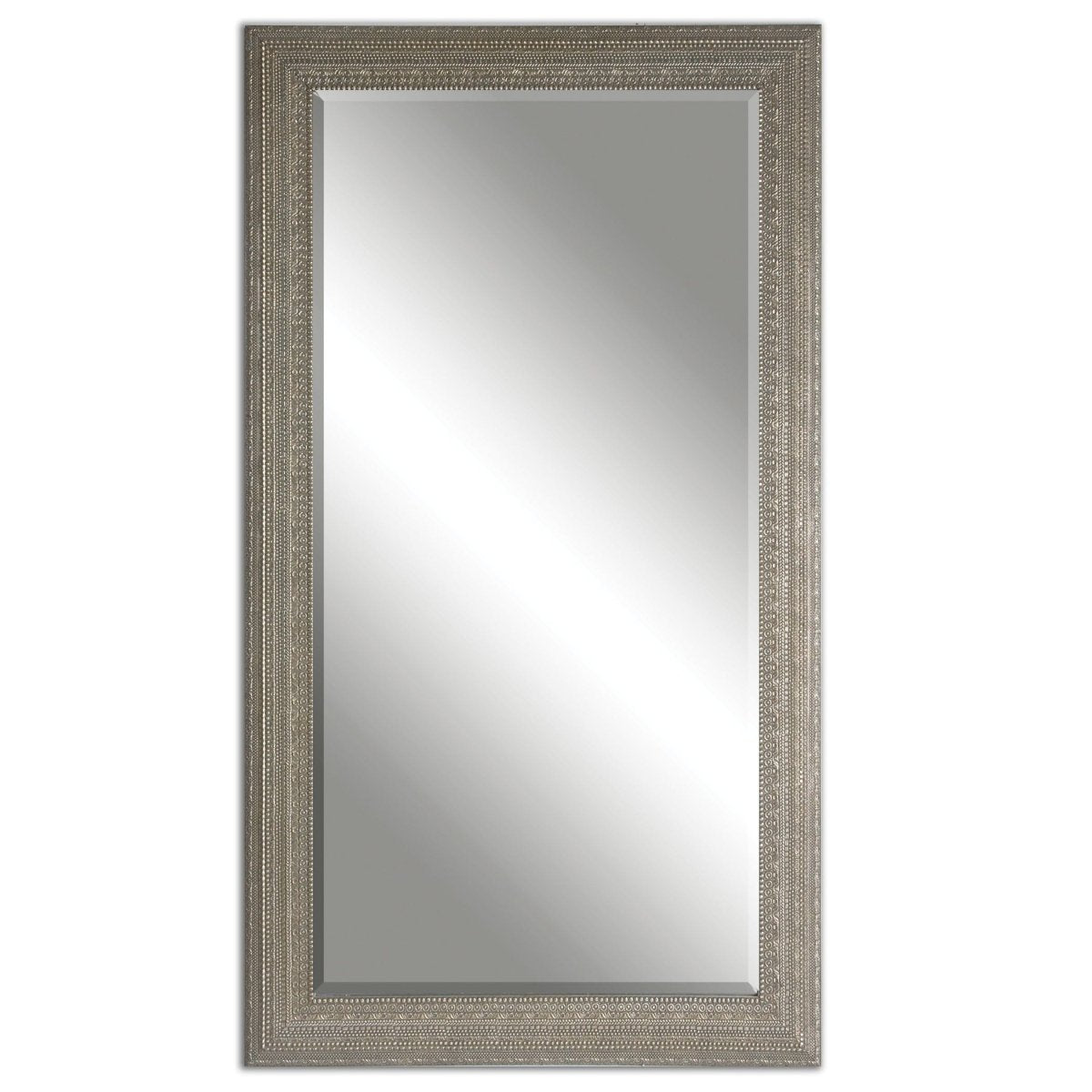 Malika Antique Silver Mirror - Uttermost - Rectangular Mirrors by Modest Hut