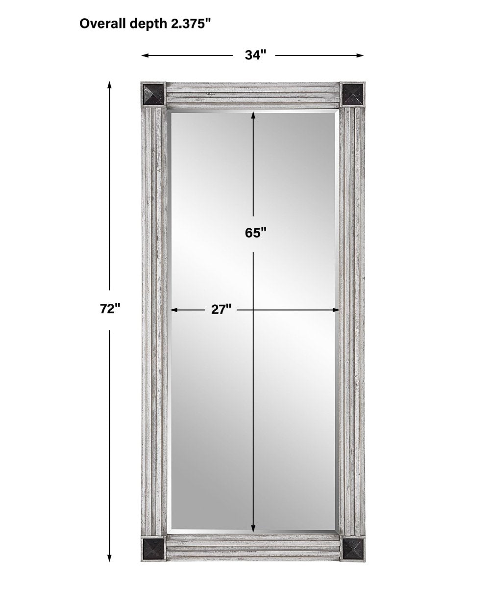Manor Distressed Oversized Mirror - Uttermost - Rectangular Mirrors by Modest Hut