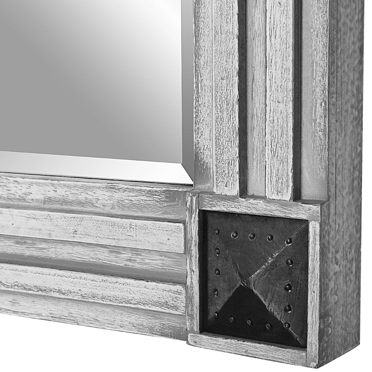 Manor Distressed Oversized Mirror - Uttermost - Rectangular Mirrors by Modest Hut
