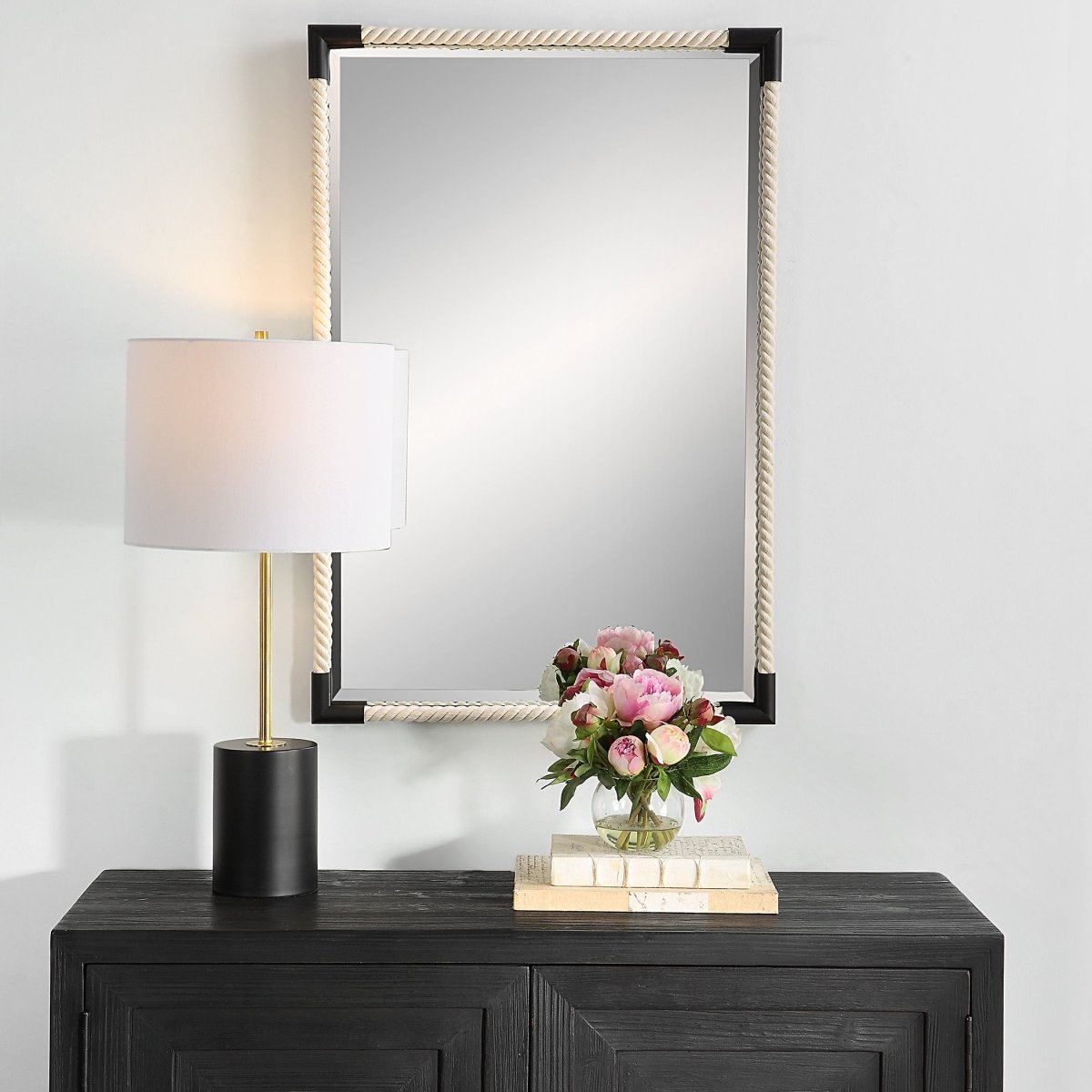 Marina Rope Mirror - Uttermost - Rectangular Mirrors by Modest Hut