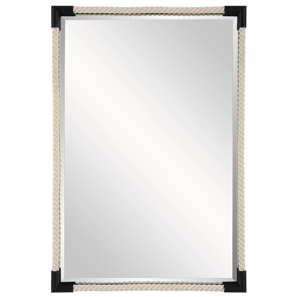 Marina Rope Mirror - Uttermost - Rectangular Mirrors by Modest Hut