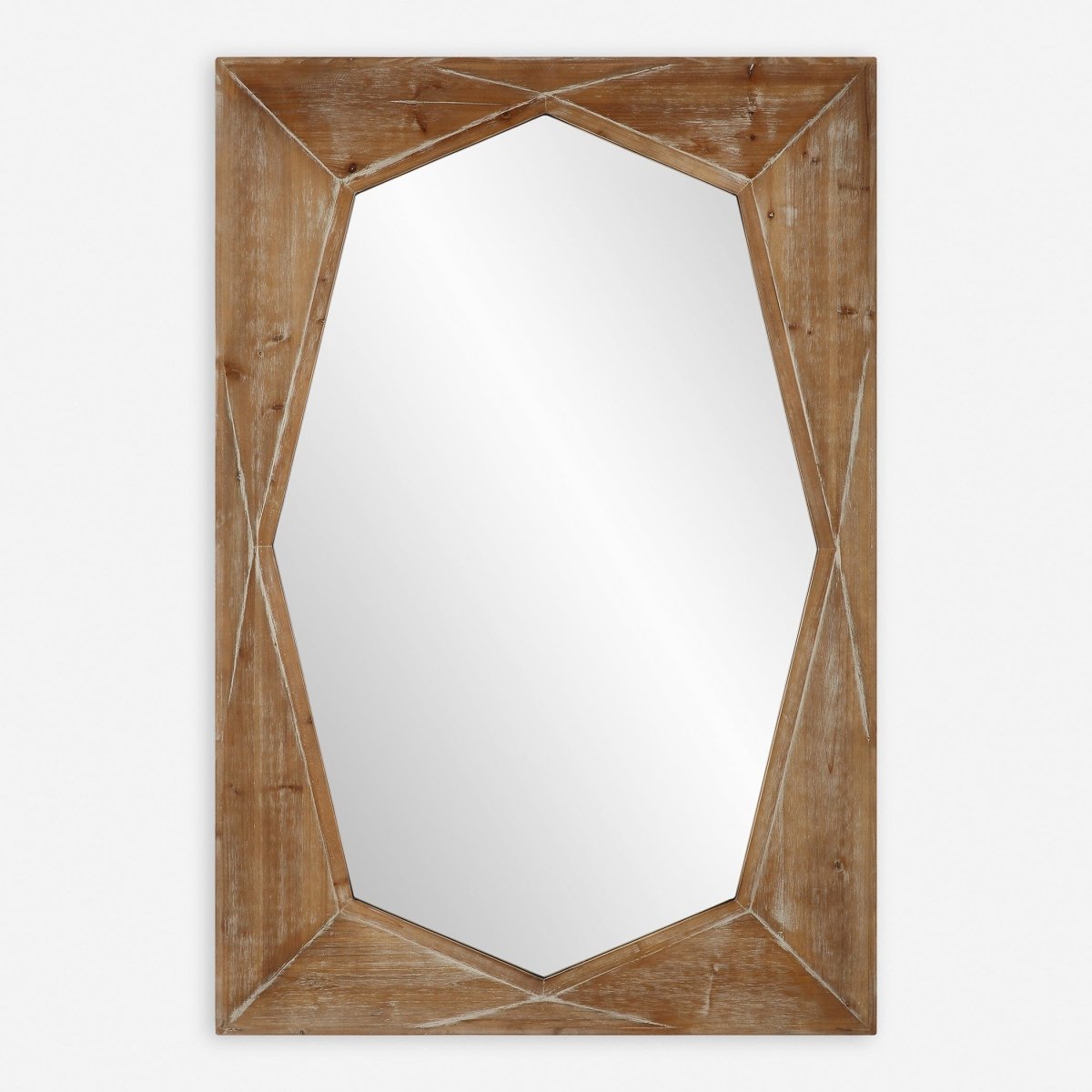 Marquise Natural Wood Mirror - Uttermost - Rectangular Mirrors by Modest Hut