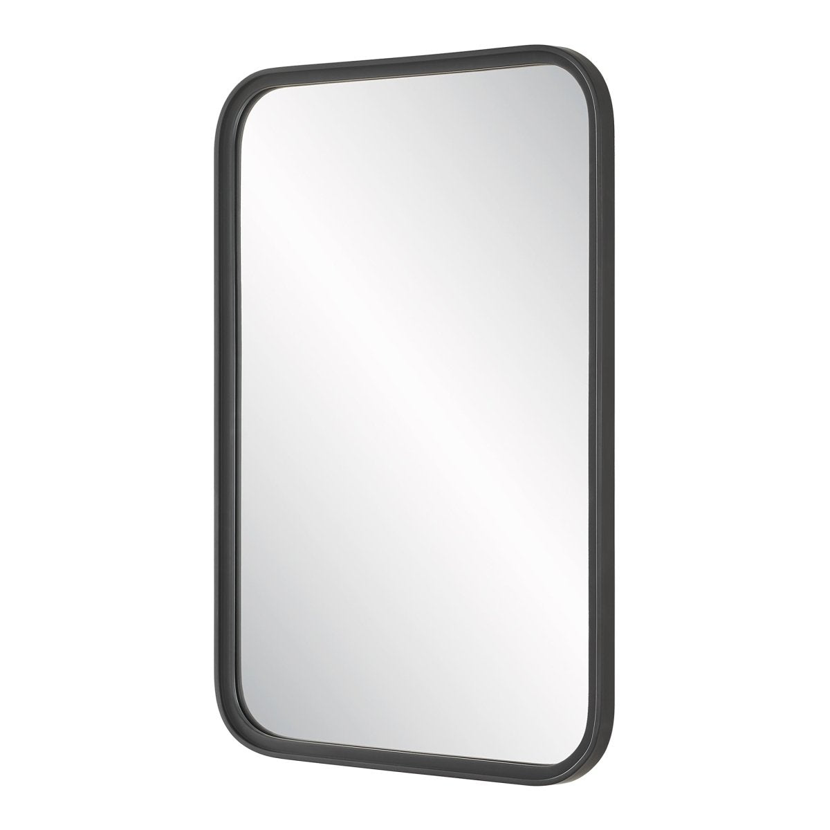 Matte Black Rectangular Mirror - Uttermost - Rectangular Mirrors by Modest Hut