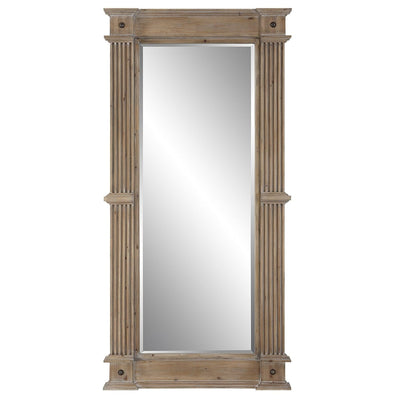 McAllister Natural Wood Oversized Mirror - Uttermost - Rectangular Mirrors by Modest Hut