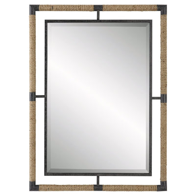 Melville Iron & Rope Mirror - Uttermost - Rectangular Mirrors by Modest Hut