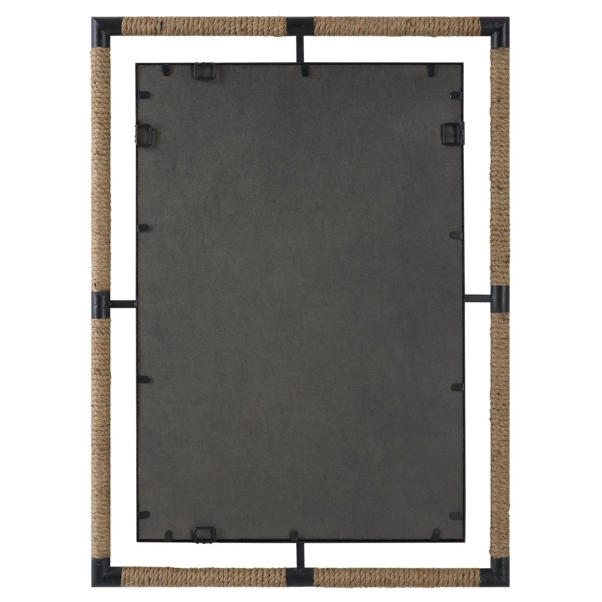 Melville Iron & Rope Mirror - Uttermost - Rectangular Mirrors by Modest Hut