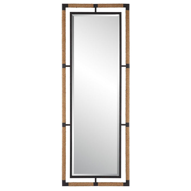 Melville Iron & Rope Tall Mirror - Uttermost - Rectangular Mirrors by Modest Hut
