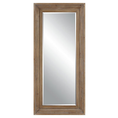 Missoula Large Natural Wood Mirror - Uttermost - Rectangular Mirrors by Modest Hut